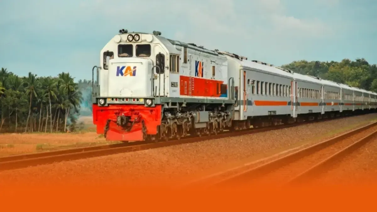 Ilustrasi Kereta Api di Kalbar.