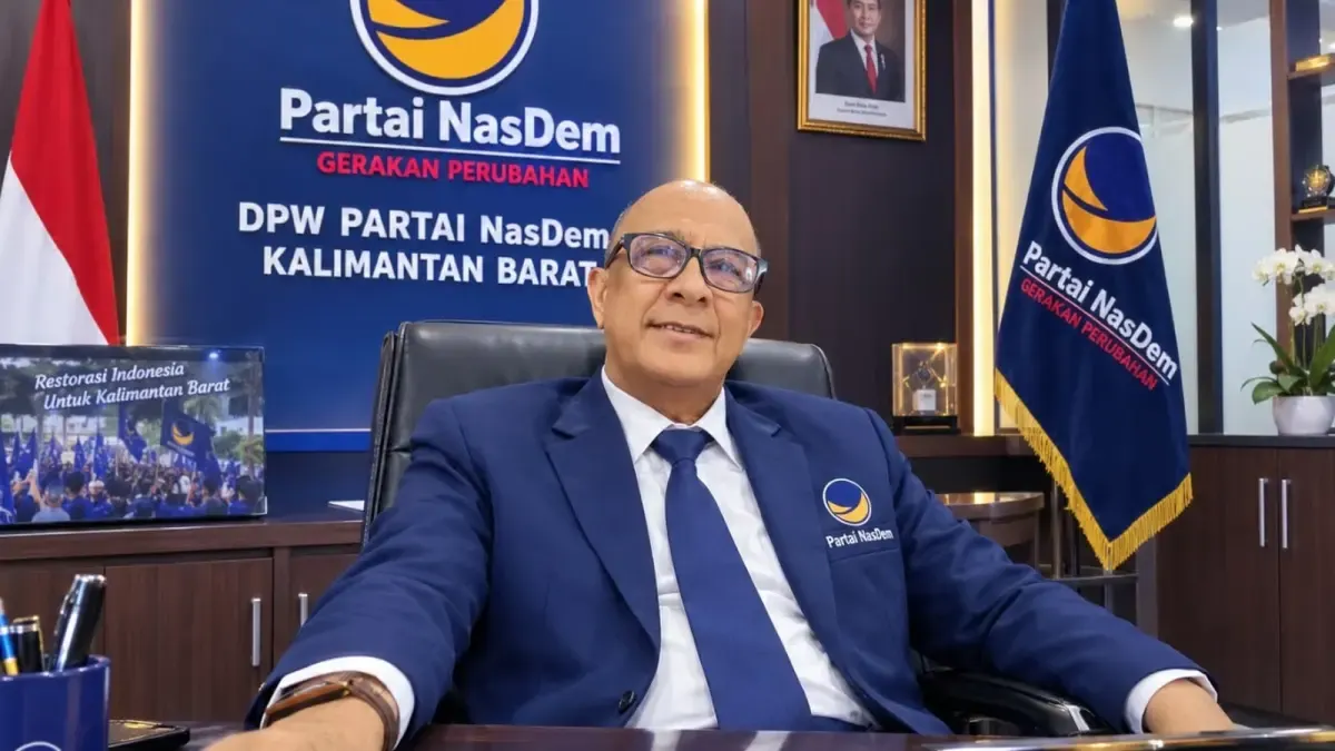 Anggota DPR RI dari daerah pemilihan Kalimantan Barat 1 sekaligus Ketua DPW NasDem Kalbar, Syarif Abdullah Alkadrie.