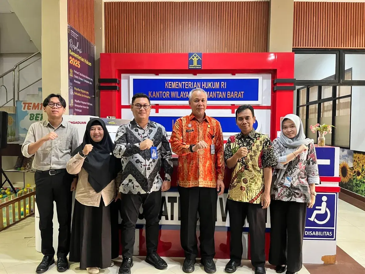 Kemenkum Kalbar bersama Bapperida Kayong Utara